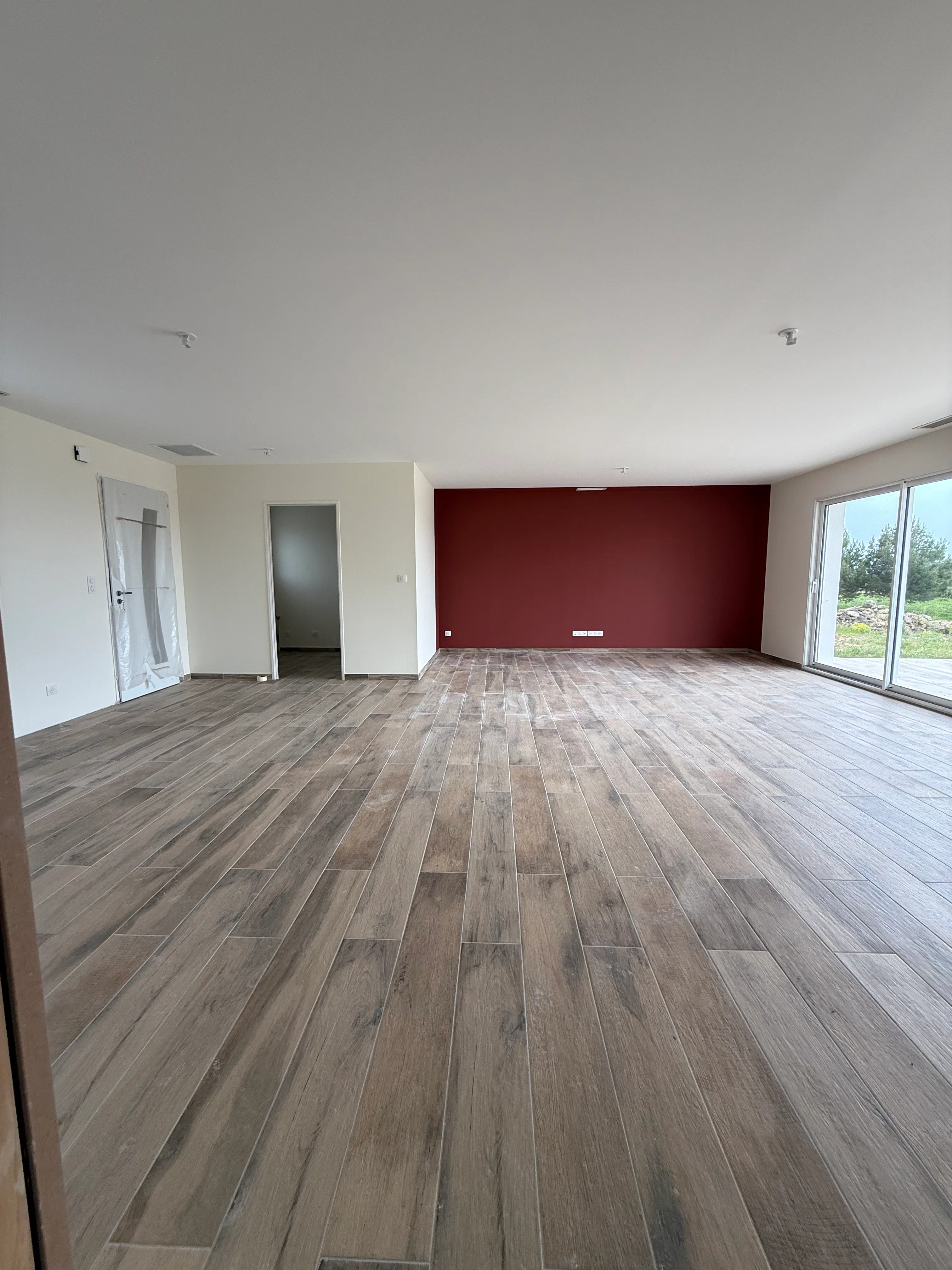 Chambre peinte en terracota dans l'Aude — LK Peinture