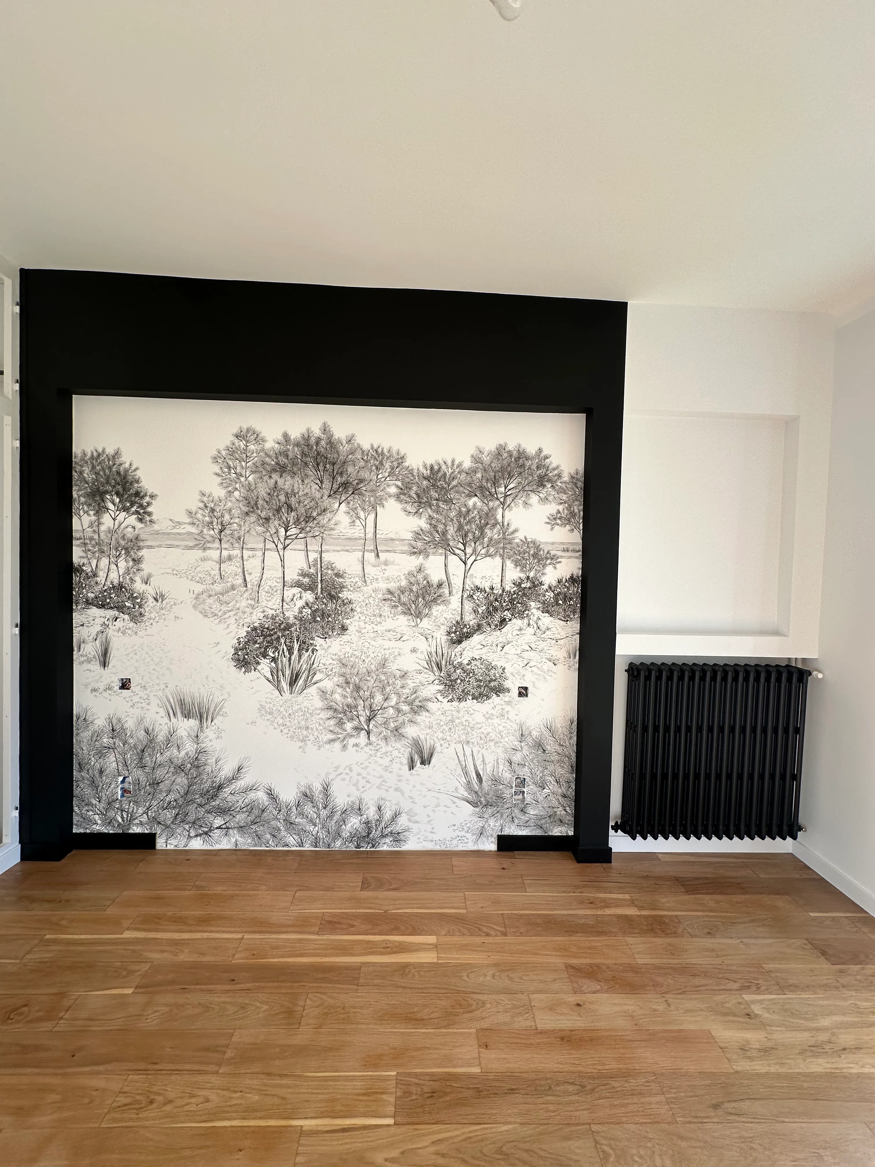 Pose tapisserie revêtements muraux Aude — LK Peinture